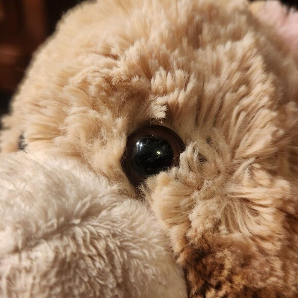 Stuffed Build-A- Bear Swirl Bunny Plush Toy With Pink Ears & White Paws - Picture 6 of 9